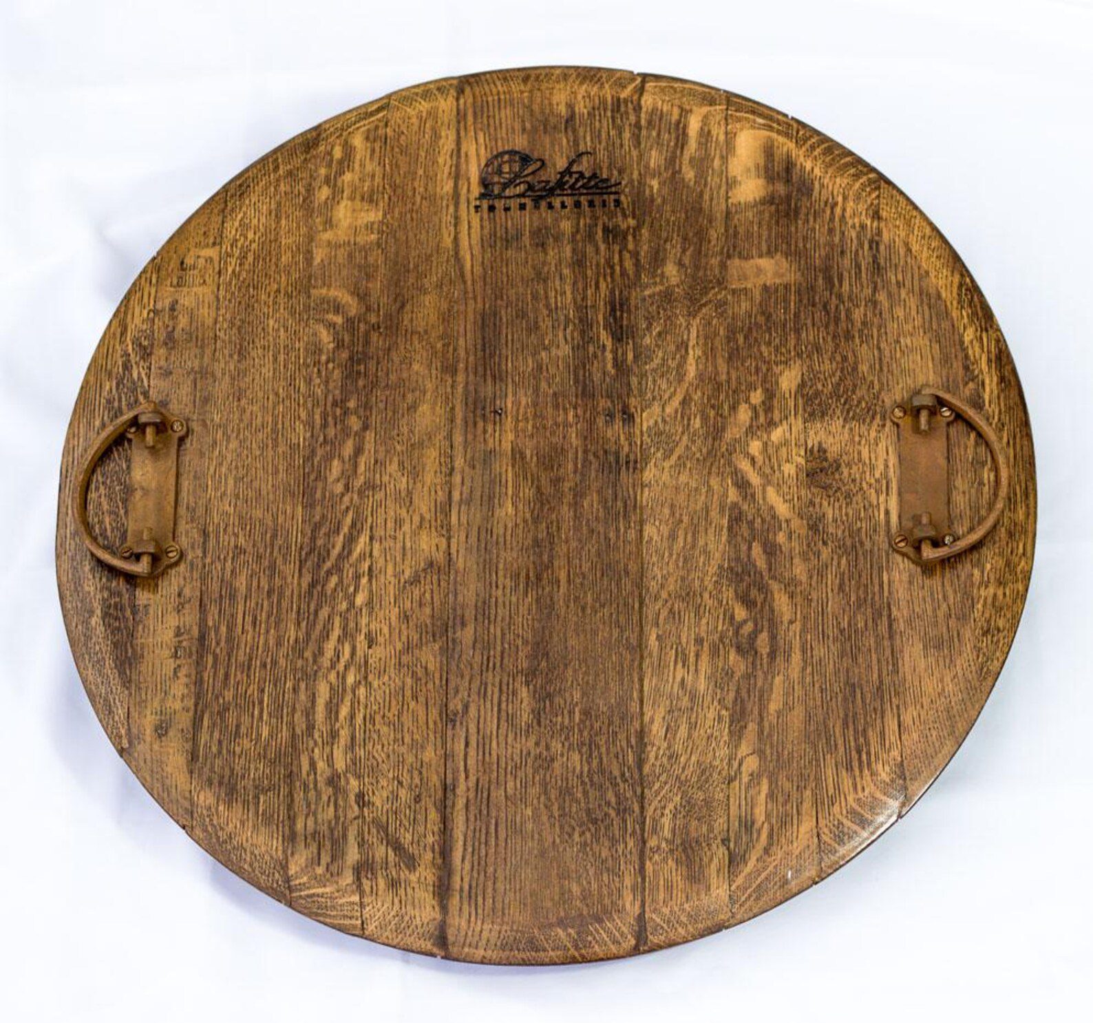 Wooden Custom Wine Barrel Serving Tray - Image 4
