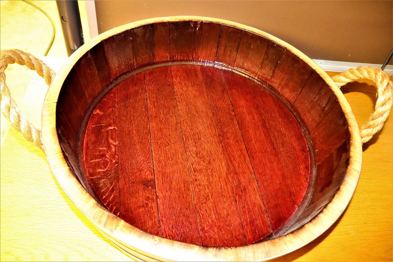 Wooden Beverage Tub, Upcycled and Reclaimed - Image 7