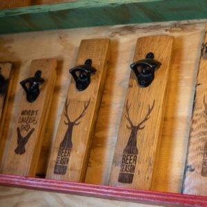 Wooden Beer Season Custom Stave Bottle Opener