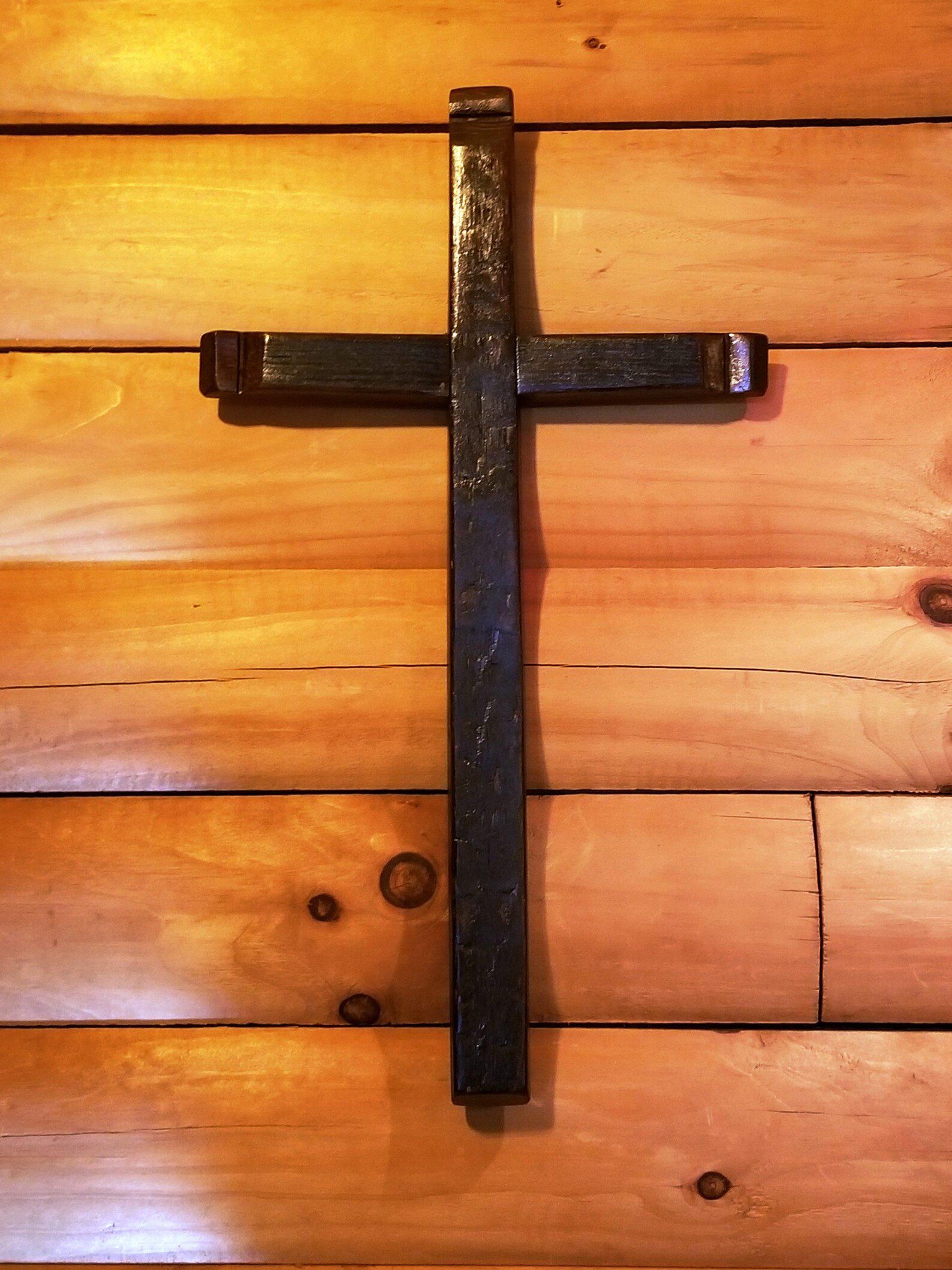 Handmade Reclaimed Wooden Cross - Image 3