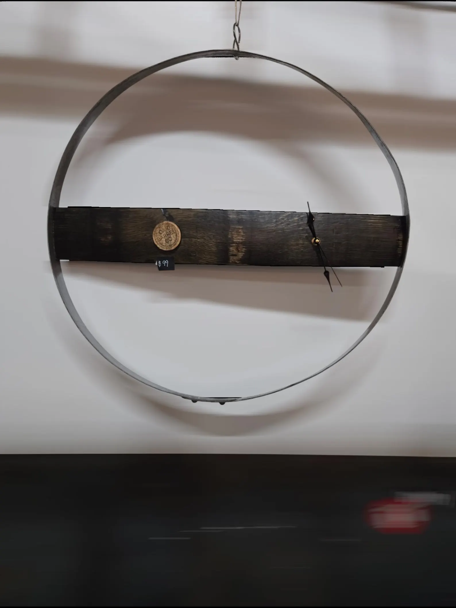 Genuine Barrel Ring Clock - Image 3