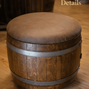 Muffin-Top Barrel Ring Stool